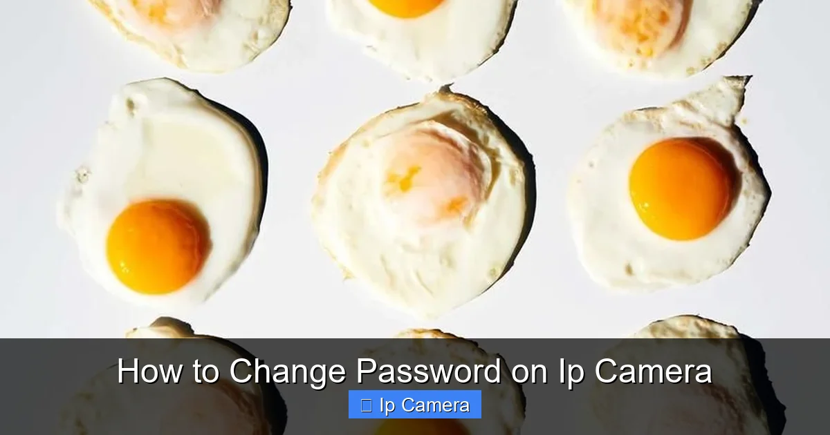 How to Change Password on Ip Camera