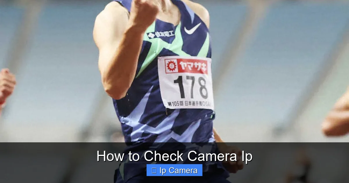 How to Check Camera Ip
