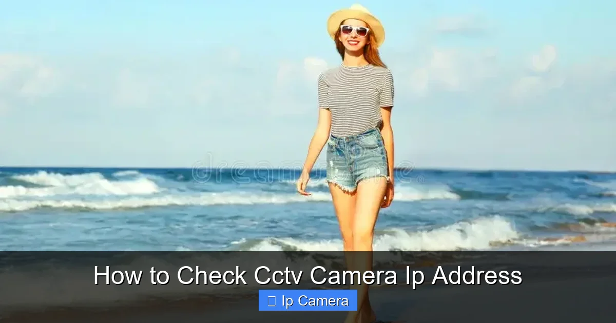 How to Check Cctv Camera Ip Address