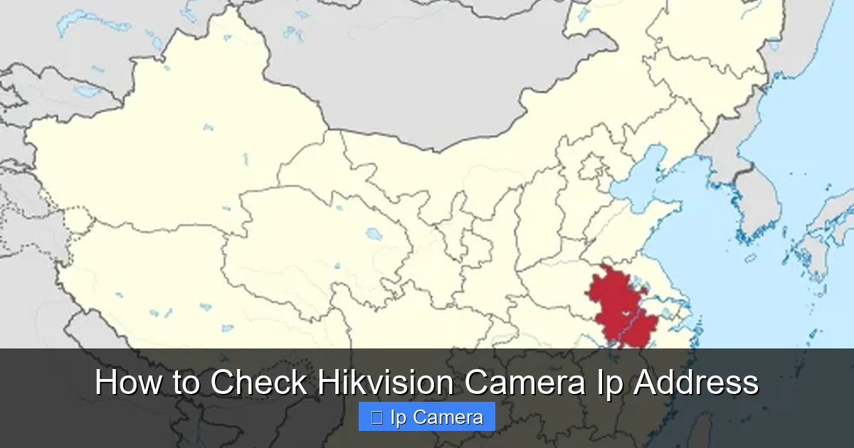 How to Check Hikvision Camera Ip Address