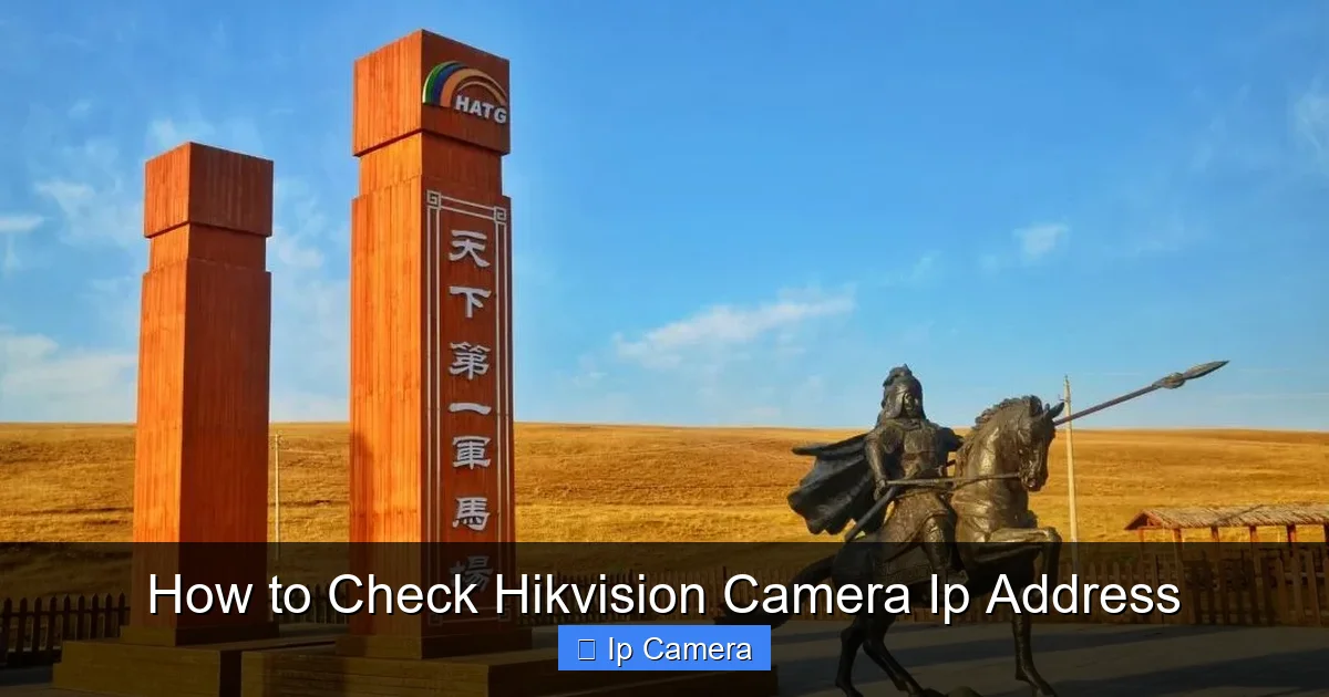 How to Check Hikvision Camera Ip Address