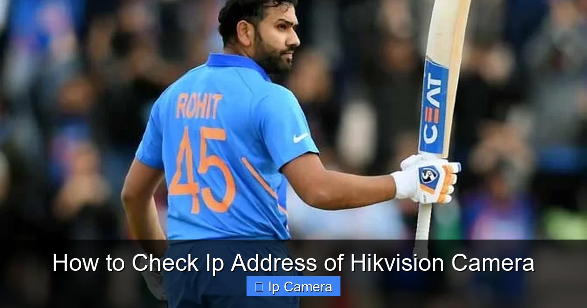 How to Check Ip Address of Hikvision Camera