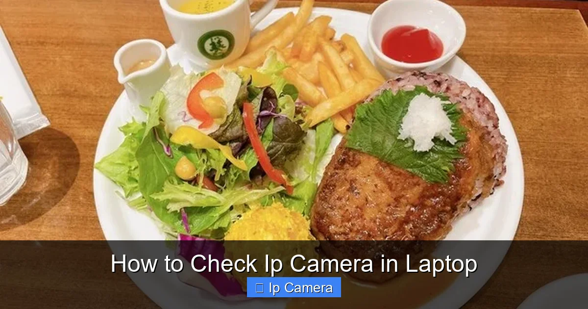 How to Check Ip Camera in Laptop