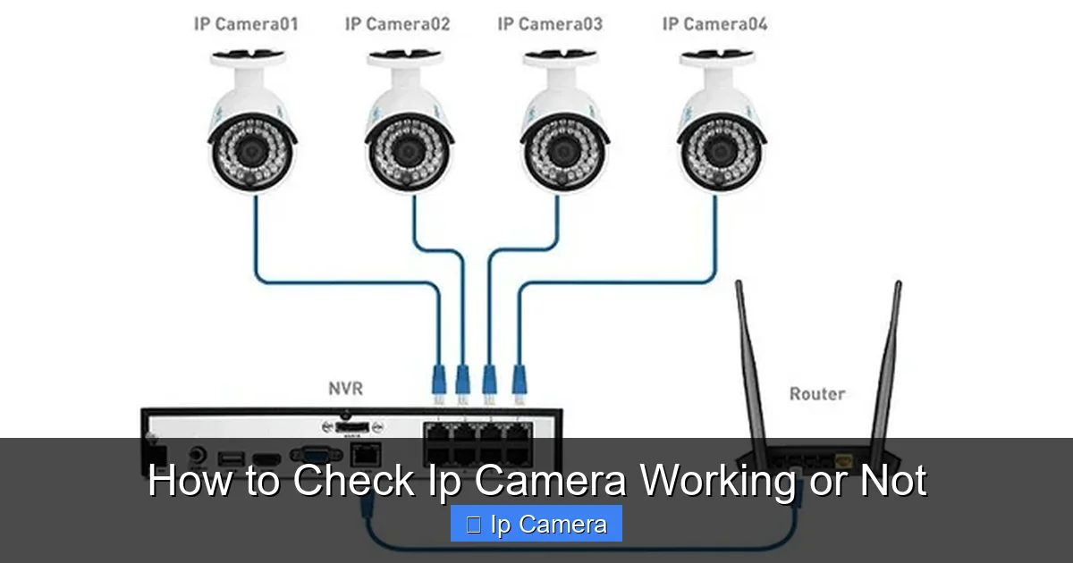How to Check Ip Camera Working or Not