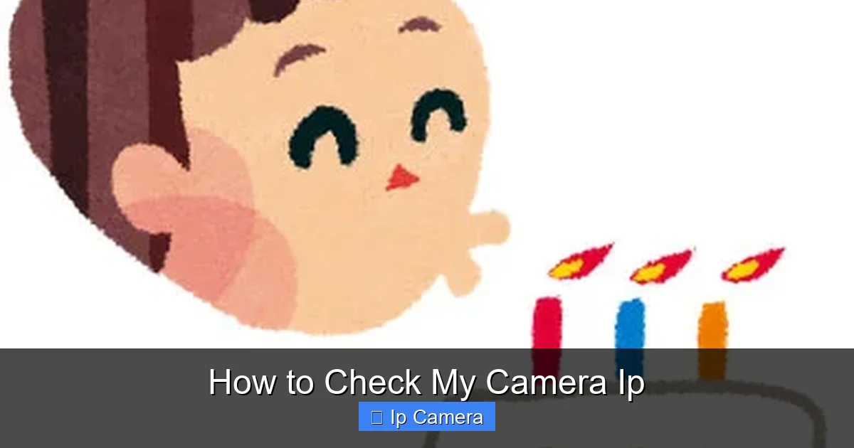 How to Check My Camera Ip
