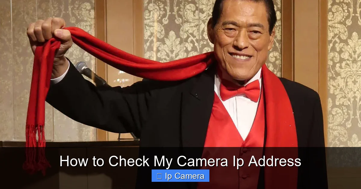 How to Check My Camera Ip Address