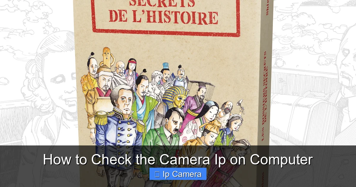 How to Check the Camera Ip on Computer