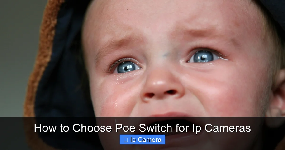 How to Choose Poe Switch for Ip Cameras