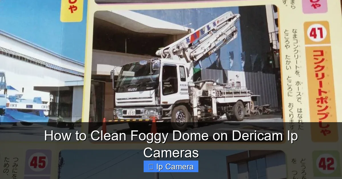 How to Clean Foggy Dome on Dericam Ip Cameras