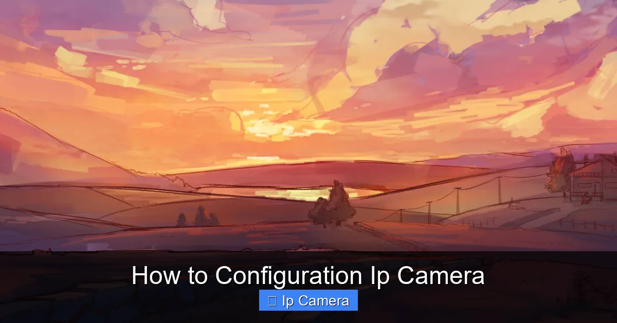 How to Configuration Ip Camera