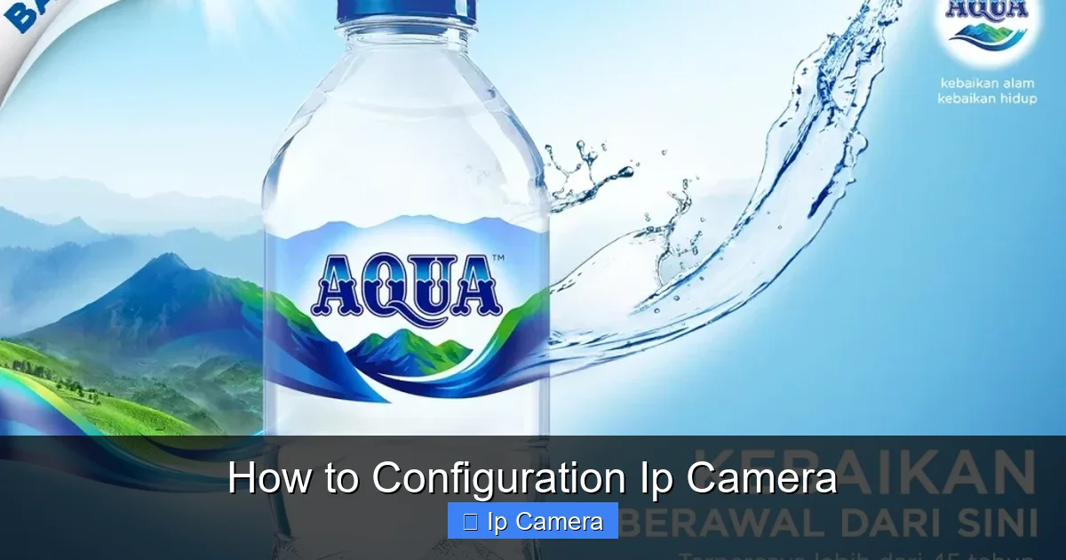How to Configuration Ip Camera