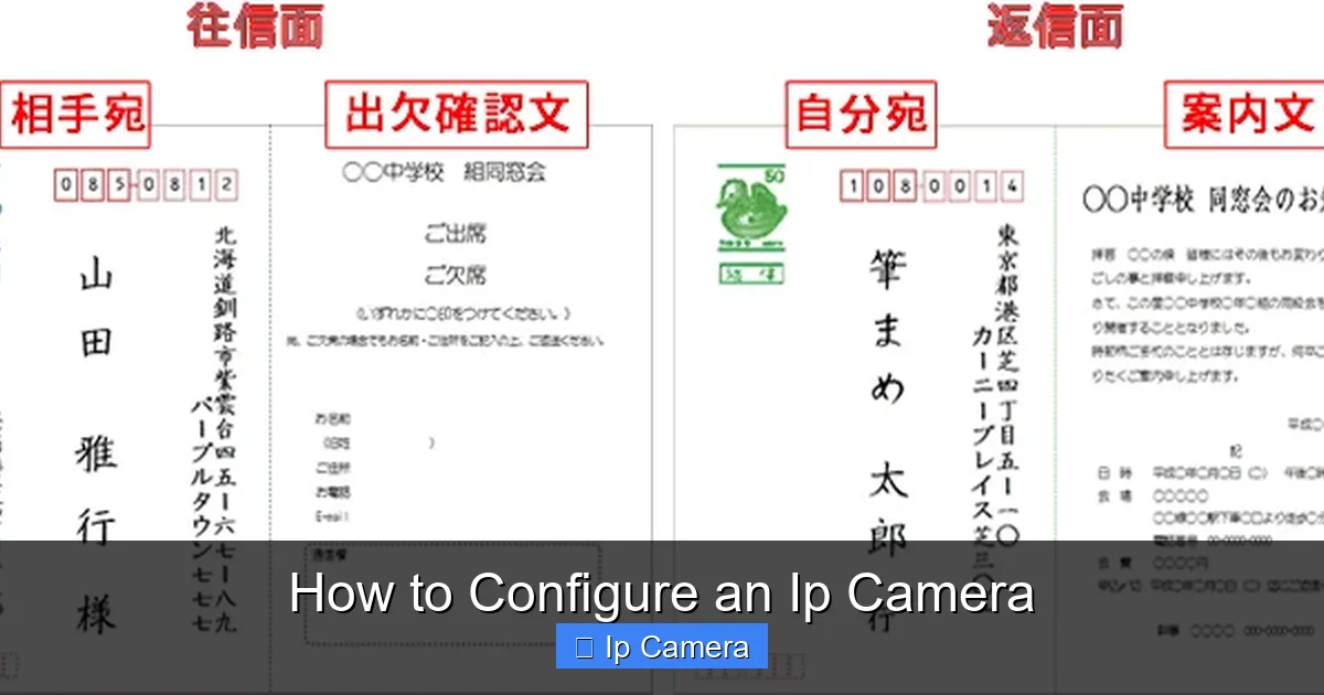 How to Configure an Ip Camera