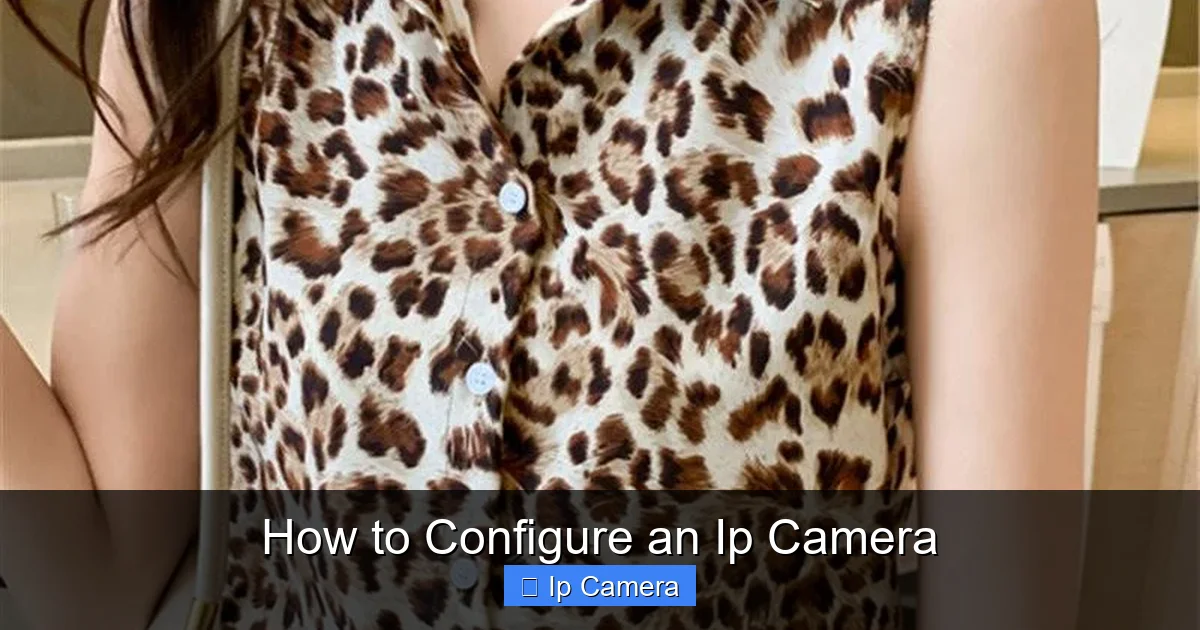 How to Configure an Ip Camera