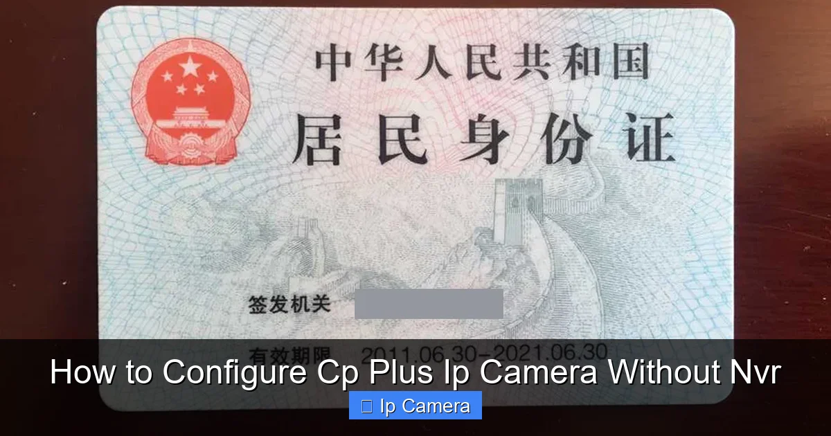 How to Configure Cp Plus Ip Camera Without Nvr