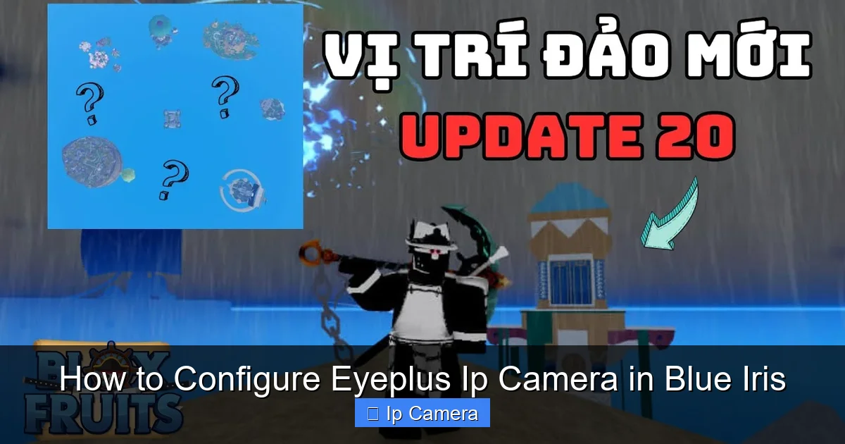 How to Configure Eyeplus Ip Camera in Blue Iris