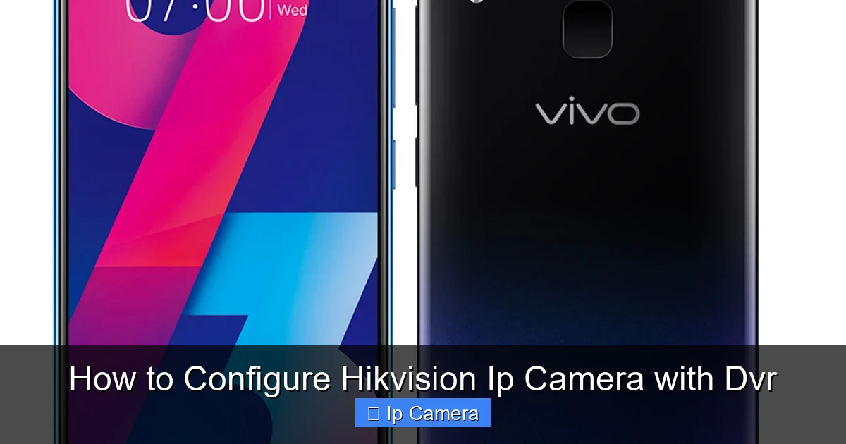 How to Configure Hikvision Ip Camera with Dvr