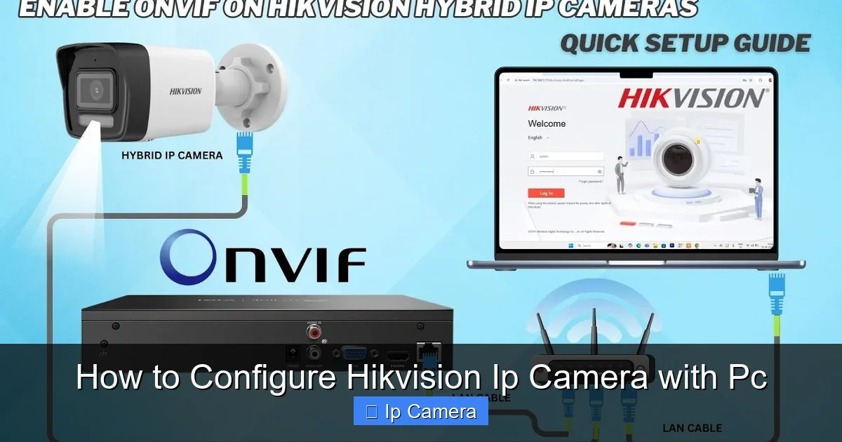 How to Configure Hikvision Ip Camera with Pc