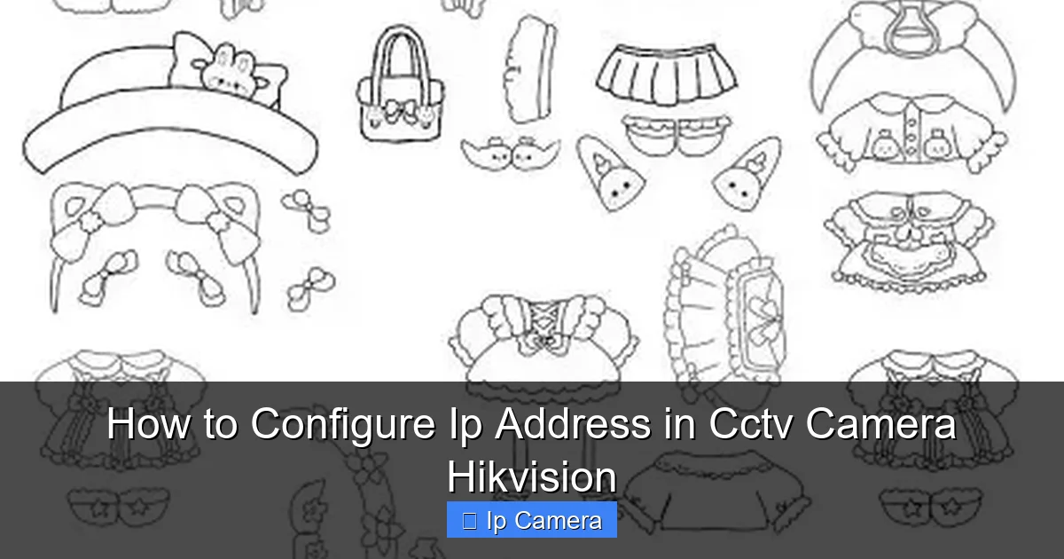 How to Configure Ip Address in Cctv Camera Hikvision