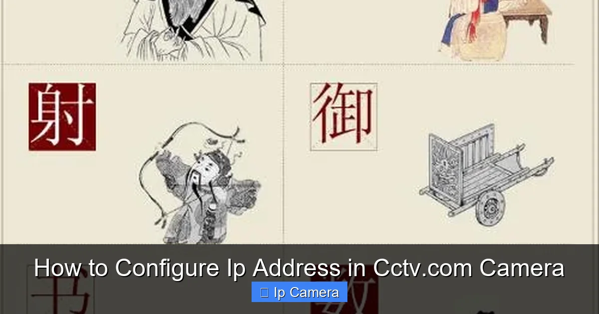 How to Configure Ip Address in Cctv.com Camera