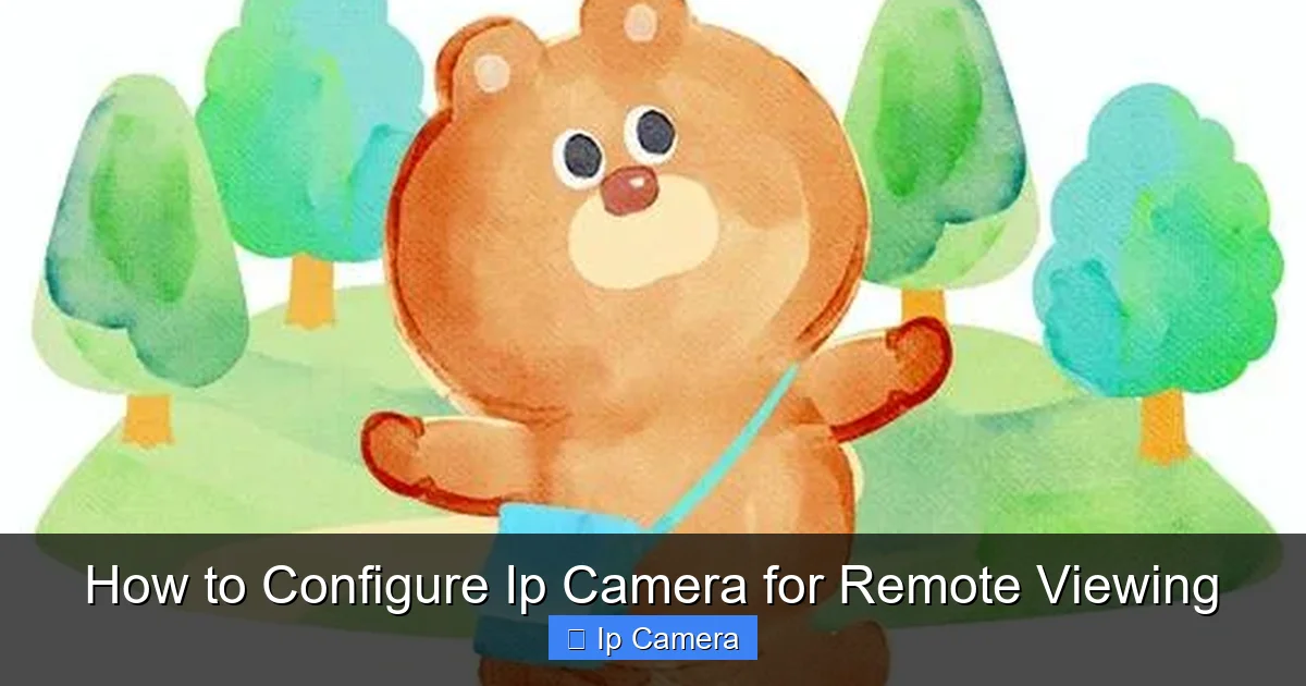How to Configure Ip Camera for Remote Viewing