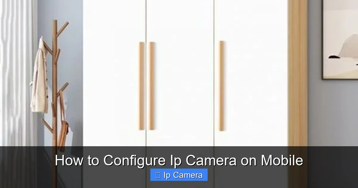 How to Configure Ip Camera on Mobile