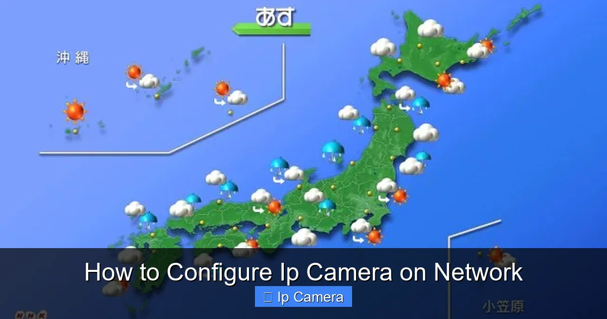 How to Configure Ip Camera on Network