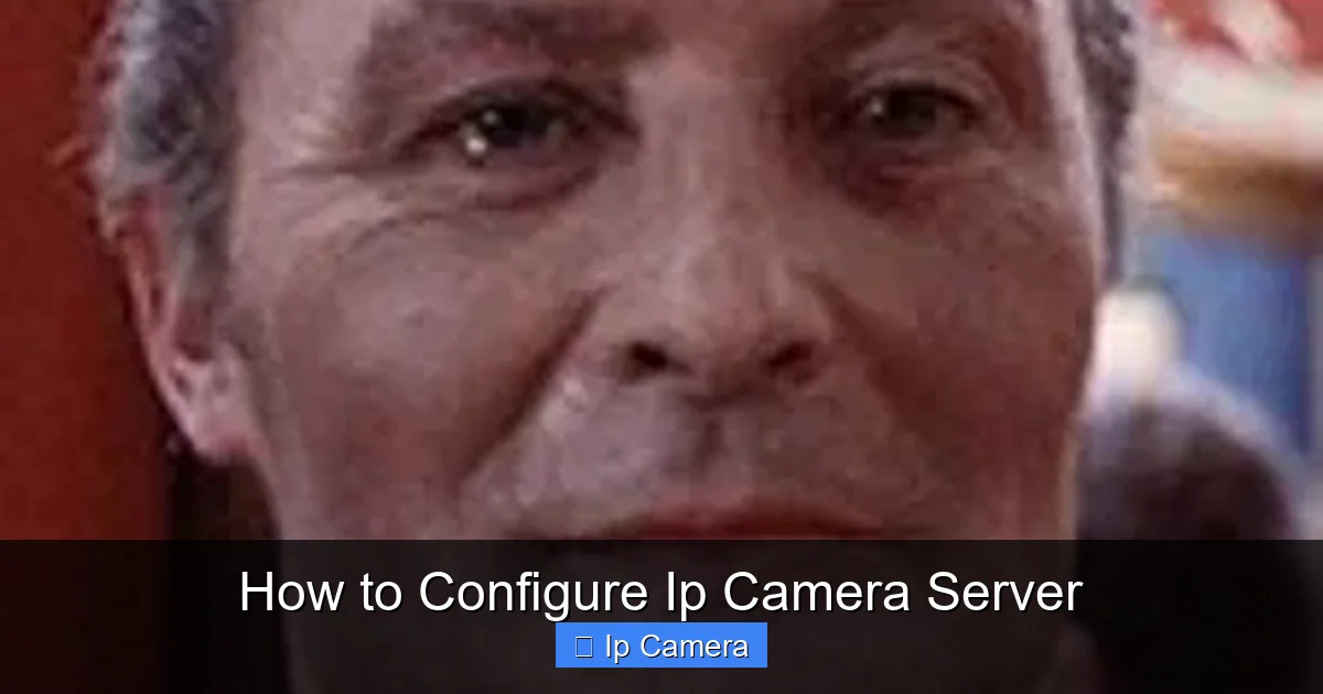 How to Configure Ip Camera Server