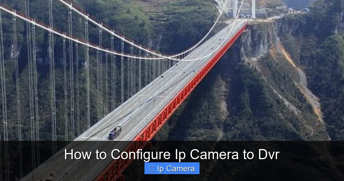 How to Configure Ip Camera to Dvr