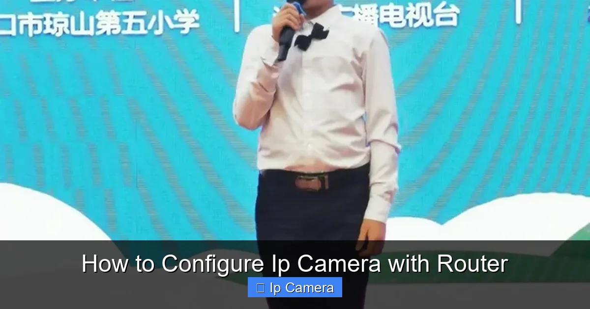 How to Configure Ip Camera with Router