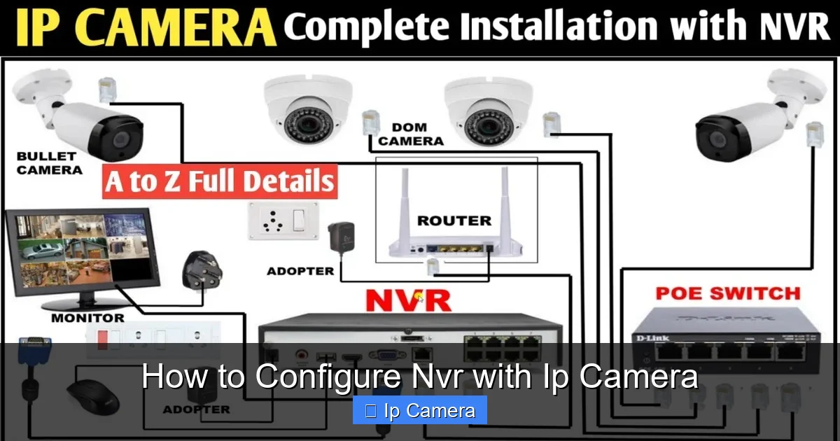 How to Configure Nvr with Ip Camera