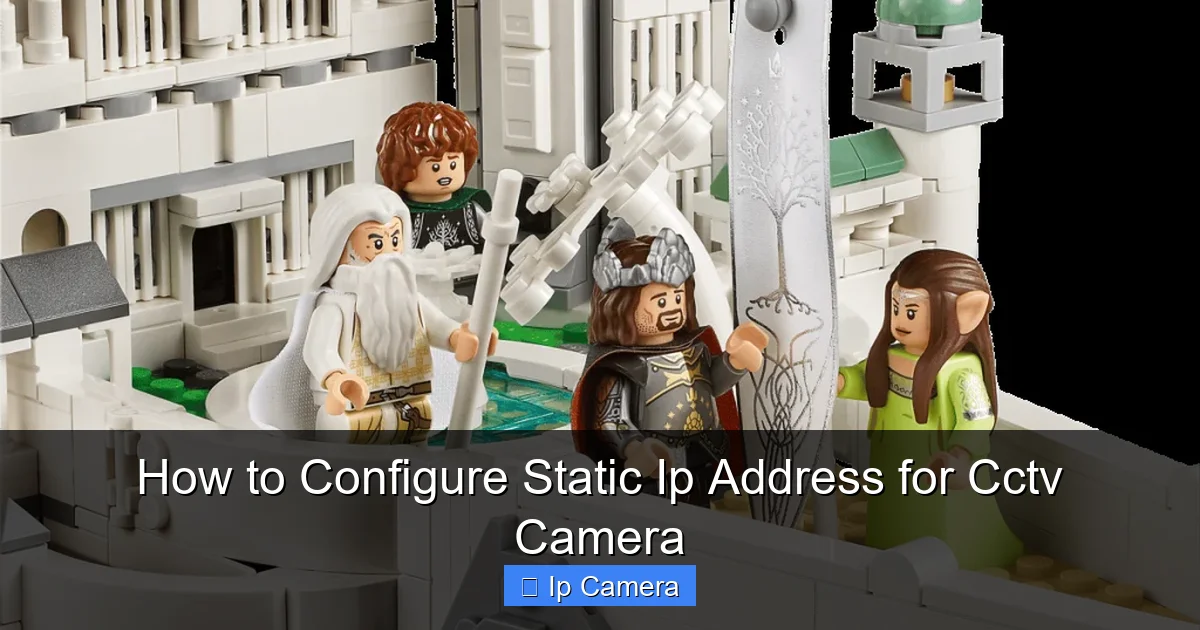 How to Configure Static Ip Address for Cctv Camera