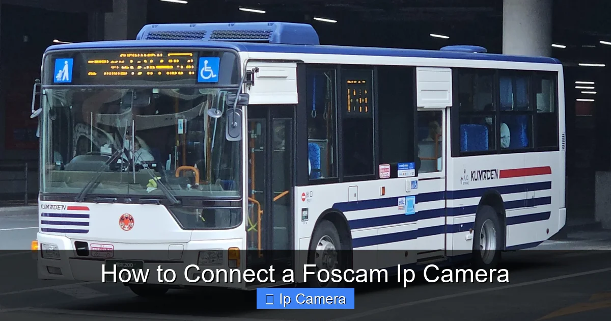 How to Connect a Foscam Ip Camera