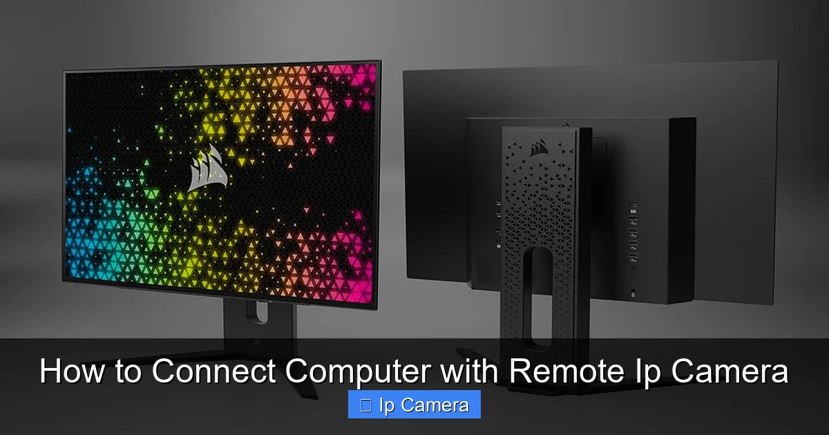 How to Connect Computer with Remote Ip Camera