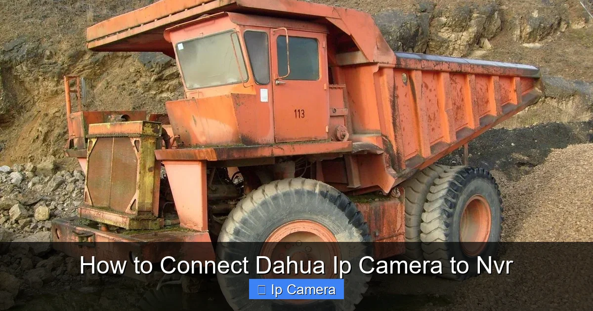 How to Connect Dahua Ip Camera to Nvr