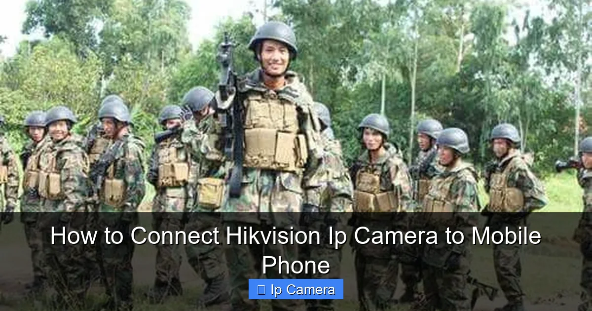 How to Connect Hikvision Ip Camera to Mobile Phone
