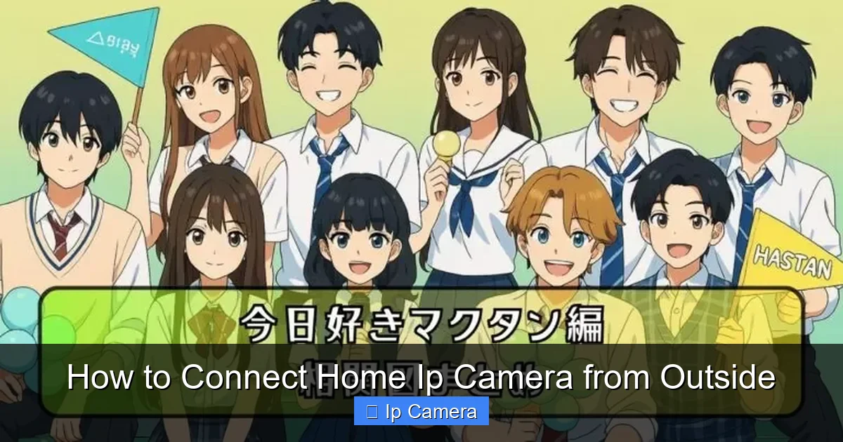 How to Connect Home Ip Camera from Outside