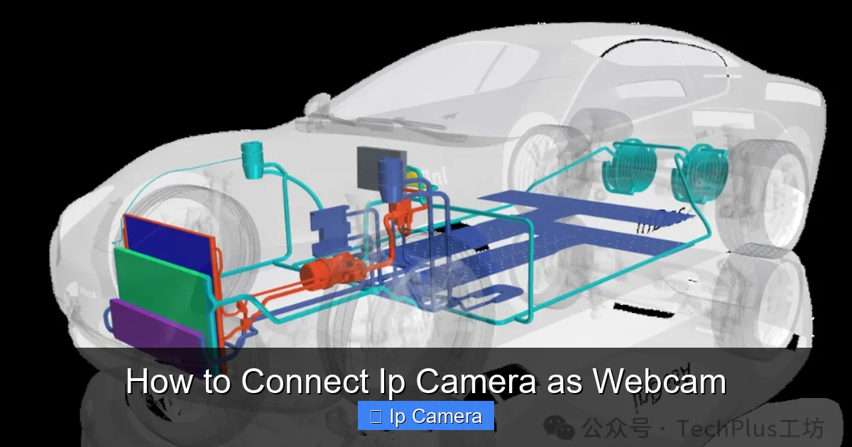 How to Connect Ip Camera as Webcam