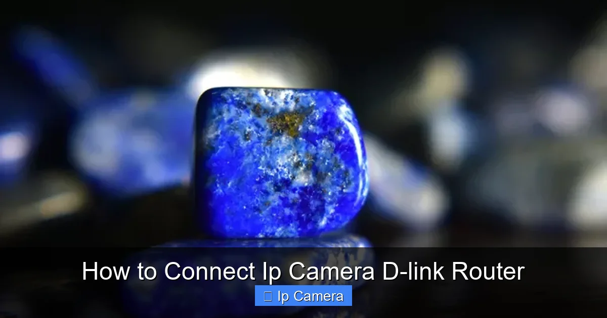 How to Connect Ip Camera D-link Router