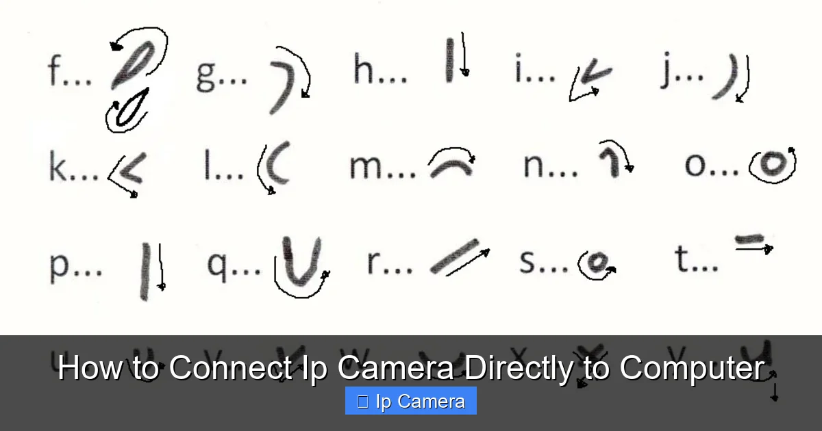 How to Connect Ip Camera Directly to Computer