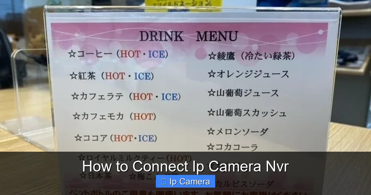 How to Connect Ip Camera Nvr