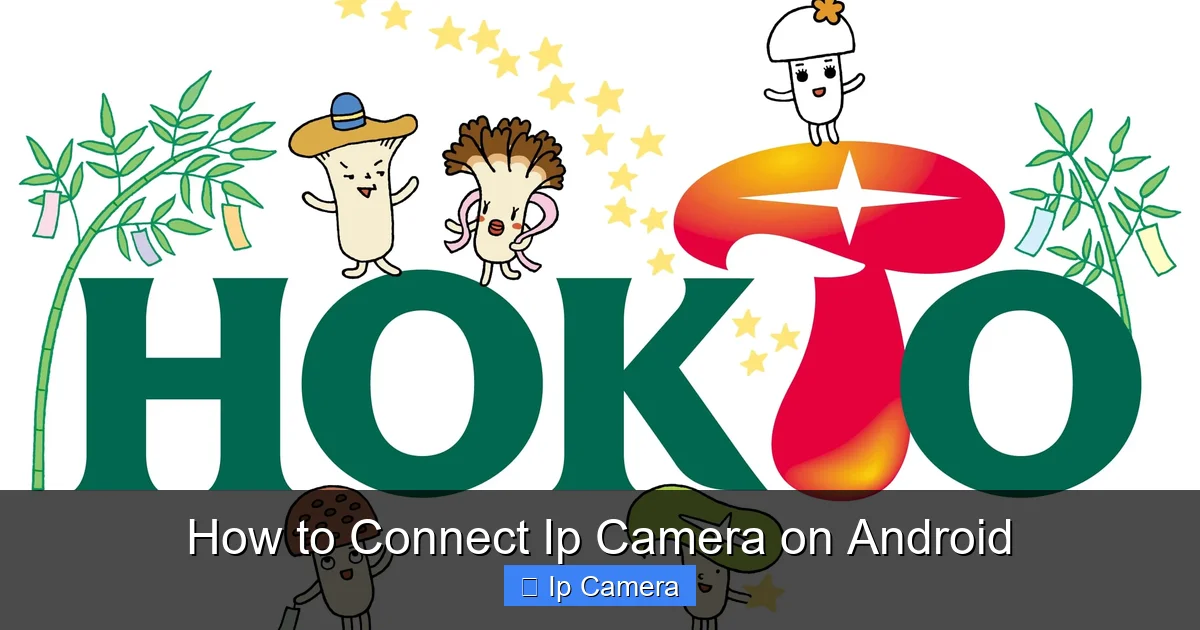 How to Connect Ip Camera on Android