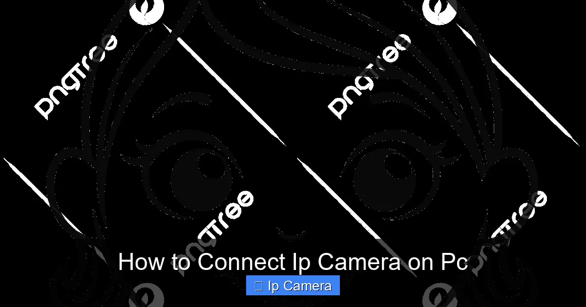 How to Connect Ip Camera on Pc