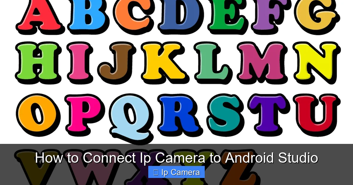 How to Connect Ip Camera to Android Studio