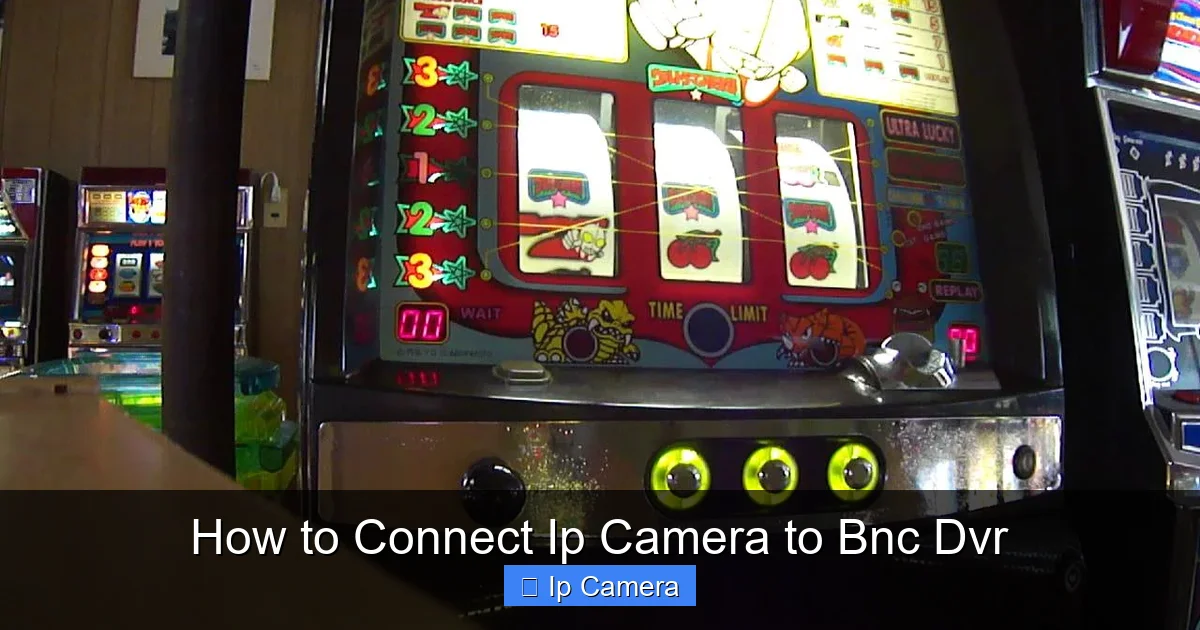 How to Connect Ip Camera to Bnc Dvr