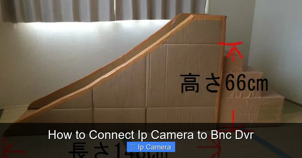 How to Connect Ip Camera to Bnc Dvr