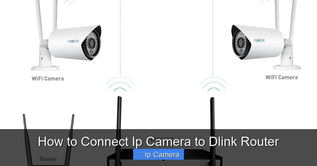 How to Connect Ip Camera to Dlink Router