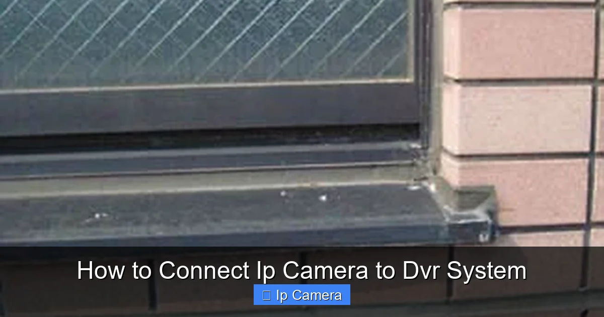 How to Connect Ip Camera to Dvr System