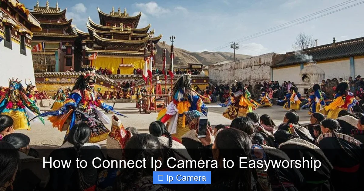 How to Connect Ip Camera to Easyworship