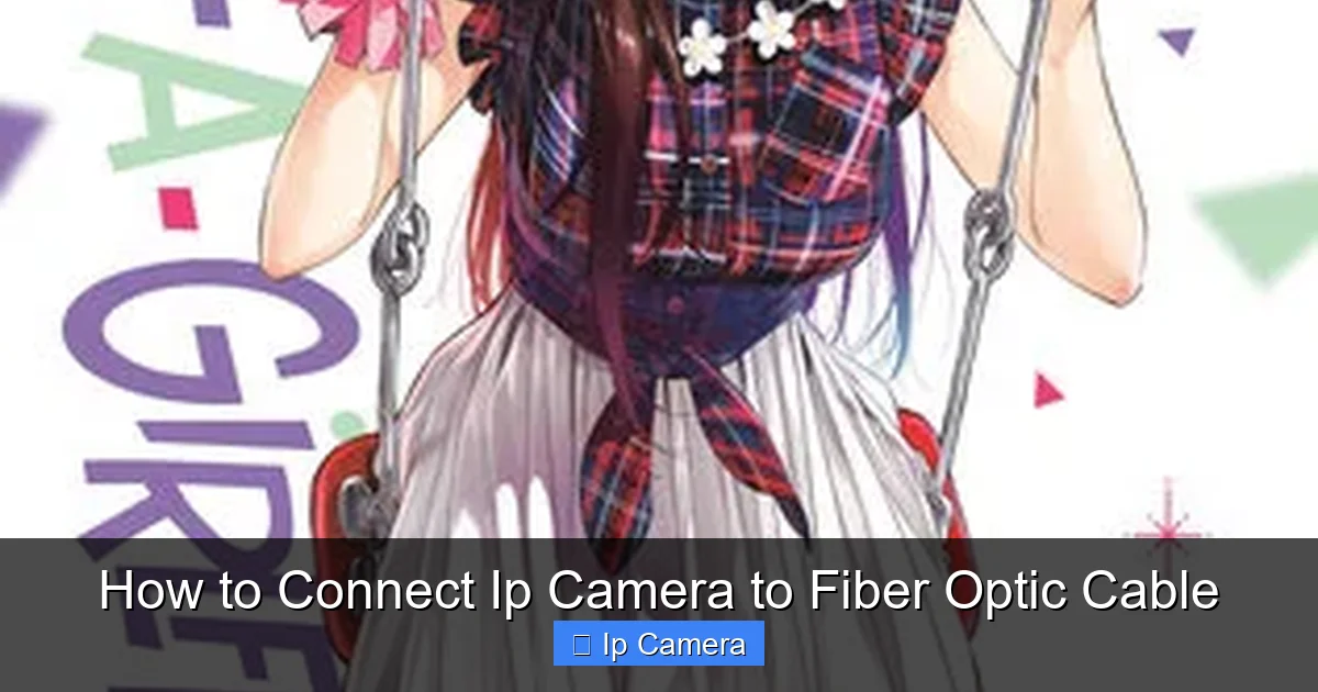 How to Connect Ip Camera to Fiber Optic Cable