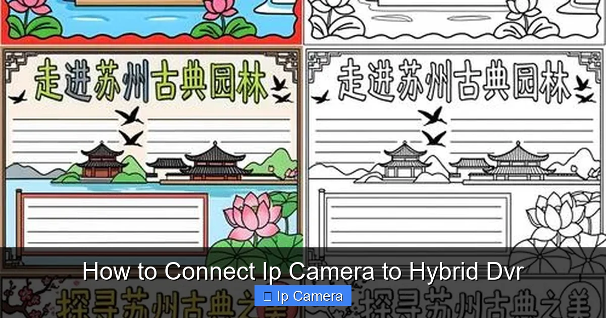 How to Connect Ip Camera to Hybrid Dvr